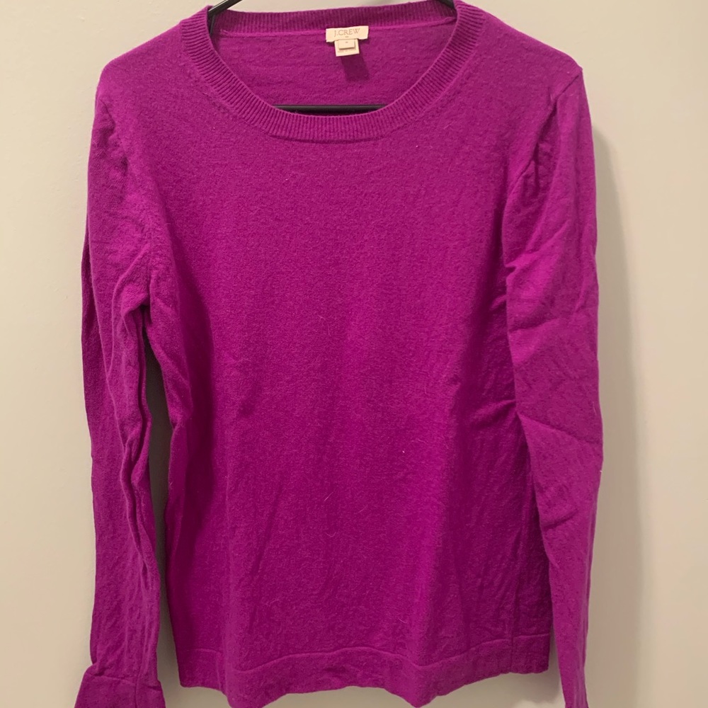 J.Crew | Teddie Sweater Magenta Size M